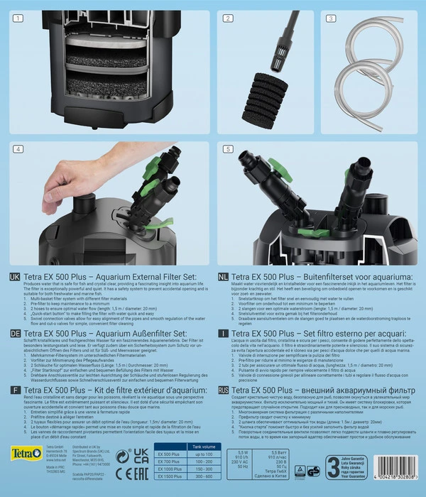 Tetra Außenfilter EX 500 Plus – Bild 8