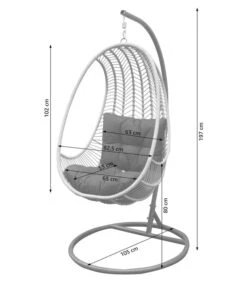 Dehner Hängesessel Venezia -Gartenmöbel Geschäft 6701205 WE BG 001 DehnerHaengesesselVenezia