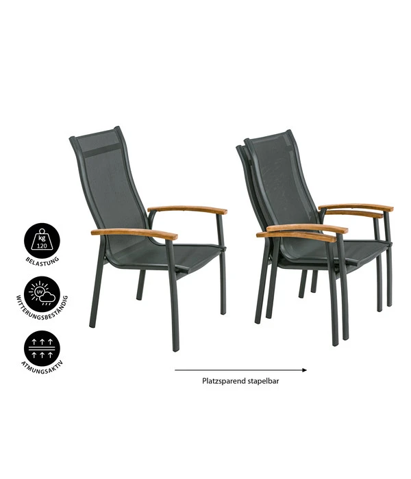 Dehner Stapelstuhl Chicago Wood 6 Dehner Stapelstuhl Chicago Wood – Bild 4