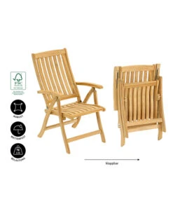 Dehner Klappsessel Havanna -Gartenmöbel Geschäft 6707863 WE IG 001 KLAPPSESSELHAVANNATEAK