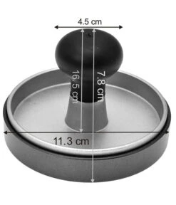 Dehner Hamburgerpresse, Ca. Ø11,3/H7,8 Cm -Gartenmöbel Geschäft 6719983 WE FS 002 HamburgerpresseSkizze