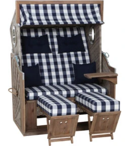 DeVries Strandkorb Greenline 35 -Gartenmöbel Geschäft 6776884 WE FS 002 StrandkorbPureGreen