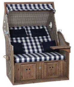 DeVries Strandkorb Greenline 35 -Gartenmöbel Geschäft 6776884 WE FS 003 StrandkorbPureGreen