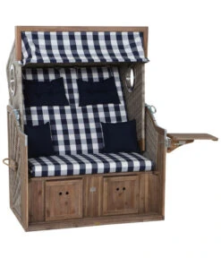 DeVries Strandkorb Greenline 35 -Gartenmöbel Geschäft 6776884 WE FS 004 StrandkorbPureGreen