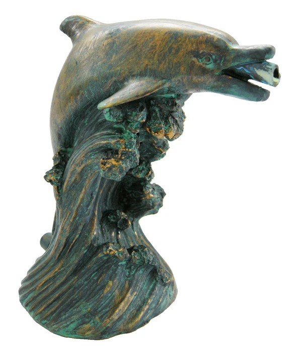 Ubbink Polystone-Wasserspeier Delfin, Ca. B16/H18/T10 Cm 3 Ubbink Polystone-Wasserspeier Delfin, Ca. B16/H18/T10 Cm