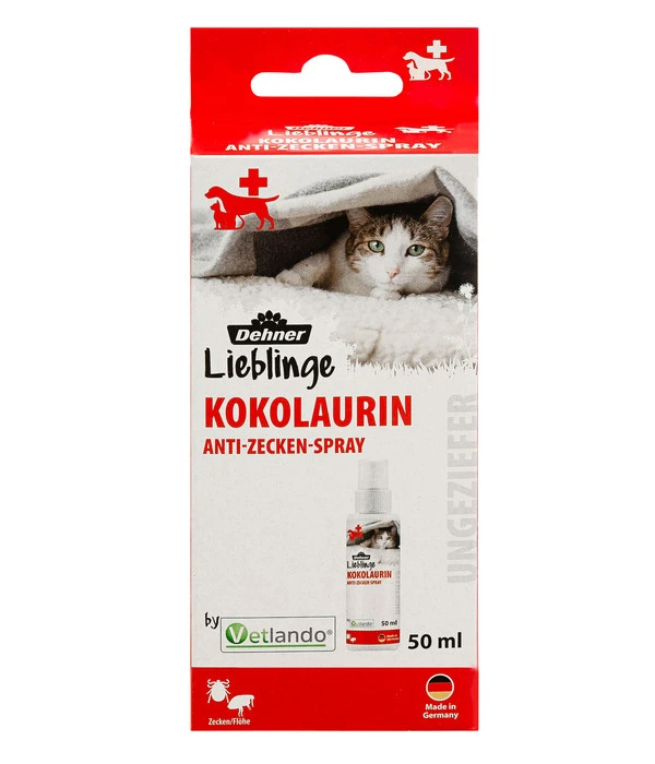 Dehner Lieblinge Kokolaurin Anti-Zecken-Spray Katze 3 Dehner Lieblinge Kokolaurin Anti-Zecken-Spray Katze