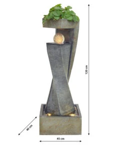 Granimex Polyresin-Gartenbrunnen Flower Twister, Ca. H120 Cm 8 Granimex Polyresin-Gartenbrunnen Flower Twister, Ca. H120 Cm -Gartenmöbel Geschäft 6858187 WE DE 001 GranimexPolyresinGartenbrunnenFlowerTwister