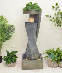 Granimex Polyresin-Gartenbrunnen Flower Twister, Ca. H120 Cm 7 Granimex Polyresin-Gartenbrunnen Flower Twister, Ca. H120 Cm -Gartenmöbel Geschäft 6858187 WE MO 001 GranimexPolyresinGartenbrunnenFlowerTwister