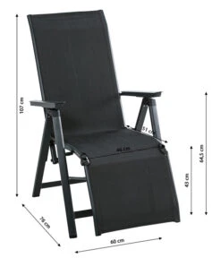 Dehner Relaxsessel Cleveland, Dunkelgrau 12 Dehner Relaxsessel Cleveland, Dunkelgrau -Gartenmöbel Geschäft 6894158 WE BG 001 RelaxsesselClevelandGrauNeu