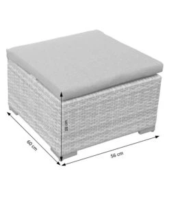 Dehner Balkonset Como, 4-teilig -Gartenmöbel Geschäft 6894166 WE DE 005 BalkonSetComoSkizze