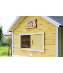 Dehner Hühnerstall Happy Farm Miami, Gelb, Ca. B337/H158,5/T145,8 Cm 17 Dehner Hühnerstall Happy Farm Miami, Gelb, Ca. B337/H158,5/T145,8 Cm -Gartenmöbel Geschäft 6897169 WE DE 001 DehnerMarkenqualitaetHuehnerstallMiami