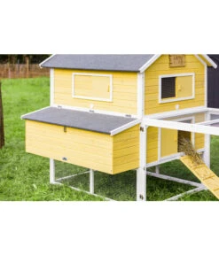 Dehner Hühnerstall Happy Farm Miami, Gelb, Ca. B337/H158,5/T145,8 Cm 19 Dehner Hühnerstall Happy Farm Miami, Gelb, Ca. B337/H158,5/T145,8 Cm -Gartenmöbel Geschäft 6897169 WE DE 003 DehnerMarkenqualitaetHuehnerstallMiami