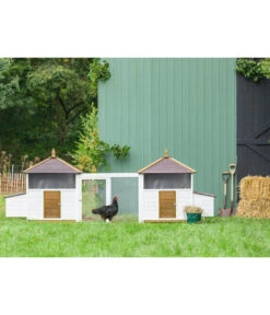 Dehner Freilauf Florenz, Weiß, Ca. B102/H80/T74 Cm 13 Dehner Freilauf Florenz, Weiß, Ca. B102/H80/T74 Cm -Gartenmöbel Geschäft 6919625 6919609 6919617 WE MO 014 DehnerMarkenqualitaetHuehnerstallFlorenzFreigehege