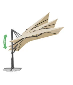 Schneider Ampelschirm Rhodos Smart, Quadratisch, Ca. B300/T300 Cm -Gartenmöbel Geschäft 6953384 6953434 WE IG 003 SchneiderAmpelschirmRhodosSmart