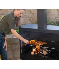 Westmann Gartenkamin, Ca. B41/H160/T90 Cm -Gartenmöbel Geschäft 6992309 WE MO 001 GrillkaminTerrassenofen