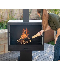 Westmann Gartenkamin, Ca. B41/H160/T90 Cm -Gartenmöbel Geschäft 6992309 WE MO 004 GrillkaminTerrassenofen