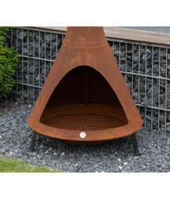 Westmann Grillkamin, Ca. B70/H160/T70 Cm -Gartenmöbel Geschäft 6992564 WE MO 005 GrillkaminMitRauchablas