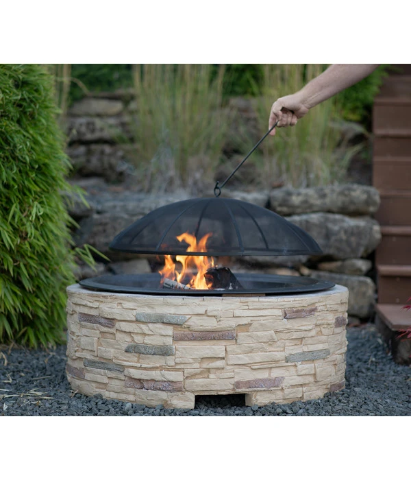 Westmann Feuerstelle, Ca. B90/H54/T90 Cm 8 Westmann Feuerstelle, Ca. B90/H54/T90 Cm – Bild 6