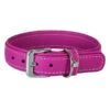 Das Lederband Hundehalsband Style Barcelona Rose-Violet -Gartenmöbel Geschäft M200009500 WE FS 001 DasLederbandHundehalsbandStyleBarcelonaRoseViolet